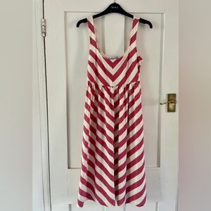 Petite Pink and White Striped Top
